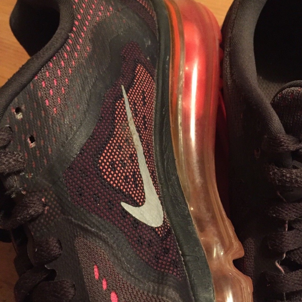 Nike Air Max 2014 Volt Orange Running Shoes - Picture 3 of 6